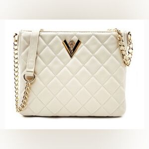 Valentino Orlandi Shoulder Bag, Bone, Mid-Size, Stunning